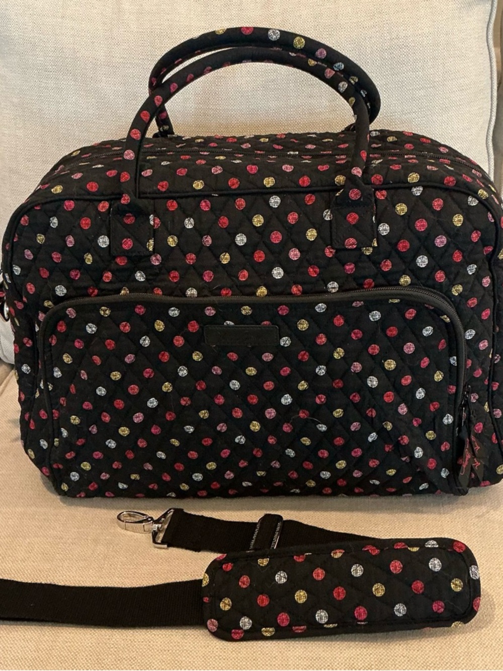 Vera Bradley Weekender Bag in Havana Dot (2018)